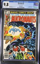 MICRONAUTS #8 CGC 9.8 MT NEWSSTAND 1979 1ST CAPTAIN UNIVERSE PERSONA White Pages picture