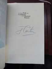 Jimmy Carter Signed To Assure Pride and Confidence In Electoral Process Book picture
