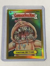 2022 Topps Chrome Garbage Pail Kids Toothie Ruthie 203a Gold Refractor #’d 20/50 picture