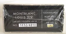 Montblanc Patron of Art 4810 Edition 1994 Louis XIV Fountain Pen Factory Sealed picture