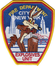 NEW YORK FIRE DEPARTMENT (FDNY) HOUSE PATCH: Explosives Unit, Wiley Coyote - ... picture