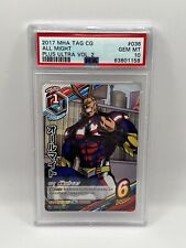 PSA 10 2017 All Might HAX-2-36 My Hero Academia Tag Card Game TCG picture