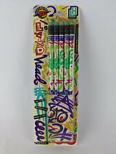 Pentech Pencils Vintage (1993) Lead Cool Art Heavy Metal 5 Head-Banging Pencils picture