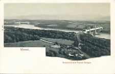 MENAI – Suspension and Tubular Bridges – Wales – udb (pre 1908) picture