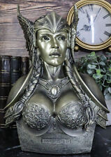 Norse Viking Poetic Edda Goddess Valkyrie Bust Statue 11
