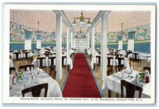 c1940's Dining Room The Lyric Hotel Interior Atlantic New Jersey NJ Postcard picture