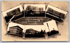 State Normal School Buildings Cheney Washington Posted 1922 RPPC Postcard picture