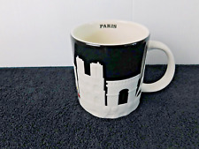 Starbucks Paris Coffee Mug 3D Relief City Skyline Collector Series Eifel Tower picture