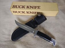 Pre Date Buck 119 Special Knife with Box & Leather Sheath Unused Unsharpened picture