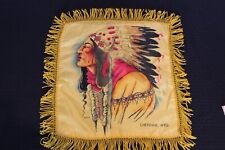 Vintage Cheyenne, Wyoming Indian Chief Pillow Cover picture