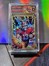 Brock Purdy Gold Cracked Ice Atomic Refractor Limited Edition Custom Card  picture