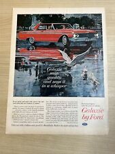 Ford Galaxie Classic Car 1961 Vintage Print Ad Lige Magazine picture