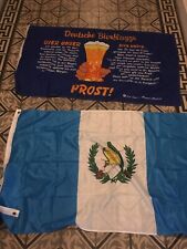 Two Moden German Germany Flags 1821 Liberty & Bier Unser picture