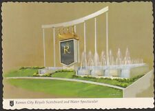 Tough to Find Kansas City Royals Kauffman Stadium Water Spectacular Postcard picture