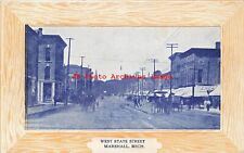 MI, Marshall, Michigan, West State Street, 1909 PM picture