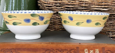 2~ Pier 1 Palermo Hand Painted Made in Italy All Purpose Everything Bowl 5 1/2