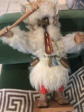 Rare Slovenia Slavic Handmade Traditional Folk Costume Doll Kurent Korent Fur 23 picture