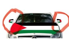 Palestine Flag Car Hood Cover With Two Palestine Flag Mirror Covers picture