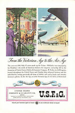 1946 United State Fidelity & Guaranty Victoria Age to Air Age Vintage Print Ad  picture