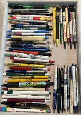 LOT 50 Vintage Advertising Ballpoint Pens Reseller Collectors picture