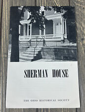 Vintage Sherman House The Ohio Historical Society Booklet Pamphlet A picture