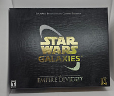 RARE Star Wars Galaxies An Empire Divided Box Set no cd picture