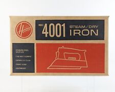 Vtg Hoover Electric Steam Dry Iron Model 4001 Collectible Classic Kitchen NOS picture