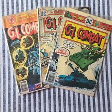 Lot of 3 DC Haunted Tank G.I. Combat VTG Comic Books 2406 picture