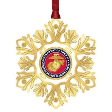 Beacon Design Marine Corps Snowflake Ornaments picture