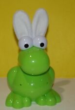 Big Chewy Nerds Candy Easter 7” Plastic Container Green w/ White Bunny Ears picture
