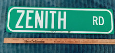 Vintage Retired ZENITH ROAD Authentic Reflective 24
