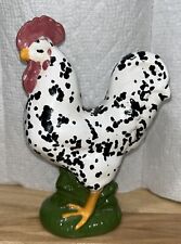 Vintage ceramic speckled hen picture