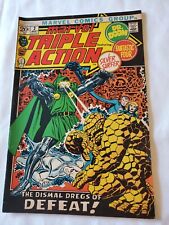 1972 Vol 1 Issue #2 May Marvel Triple Action Feat. Dr Doom Fantastic Four Silver picture