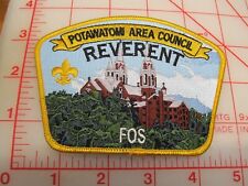 Potawatomi Area Council CSP collectible FOS REVERENT patch (b20) picture
