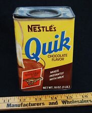 [ 1960s - 1970s Nestle's QUIK Chocolate Drink Mix - Vintage / Quickest Cats ] picture