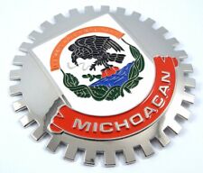 Michoacan Mexico Grille Badge for car truck grill mount Mexican flag picture