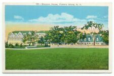 Fishers Island NY Mansion House Postcard New York picture