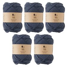 Raw wool knitworm yarn 5 ball set Hug Gota HUG 30g (approx. 92m) Made in Japan O picture