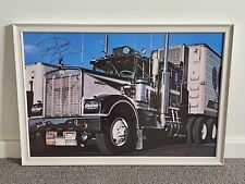 Signed By David Jason - Only Fools and Horses - American Truck Picture - RARE picture