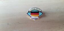 Proud to be German pin Germany Flag on square diamond blue background  picture
