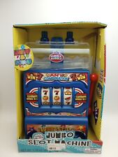Kids Gumball Slot Machine w/Jackpot Sound Flashing Lights Coin Operated BLUE.CP picture
