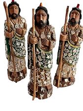 Saint JUDAS Figurine w MILAGROS Mexican Santo, Patron Saint of Hope-St Jude 12” picture