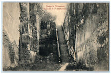 c1910 Queen's Staircase Nassau N P. Bahamas Antique Unposted Postcard picture