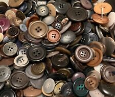 150+ Swirl Design +More Vintage Button Lot Dark Multiple Sizes Crafts Art Sewing picture