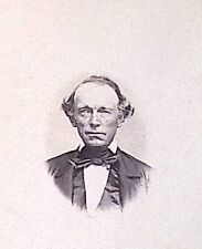 C.1860s CDV Silver Creek NY A.F. Wells Artist Handsome Older Man Vignette D3056 picture
