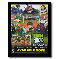 2017 Ben 10 Framed Print Ad/Poster PS4 Xbox One Switch Video Game Room Wall Art picture