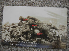 RPPC-BOYERTOWN PA-OPERA HOUSE FIRE DISASTER-GRUESOME BODY-VICTIMS-REAL PHOTO picture