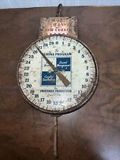 Vintage Primitive Purina Feed Saver & Cow Culler Advertising Scale / Sign picture