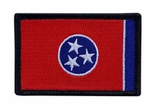 Tennessee State Flag Tactical Hook Fastener Patch (3.0 X 2.0  TN6) picture