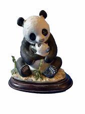 Vintage Panda & Baby Figurine picture